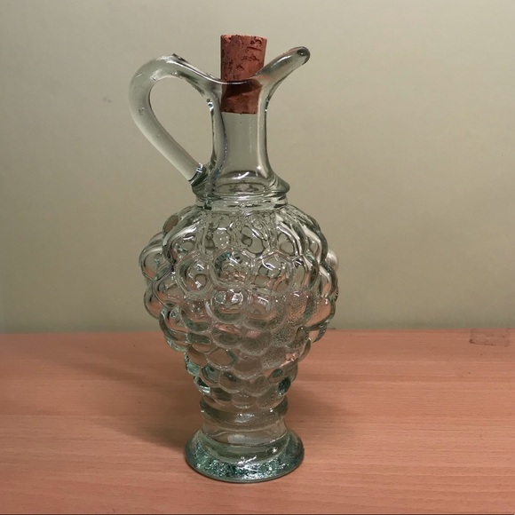 No brand Other - Vintage Pitcher Green Glass Oil or Syrup Dispenser